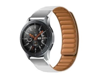 Bracelete Pulseira Magnética de Forte Conexão para Xiaomi Mi Watch 1.39 Branco
