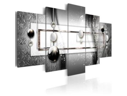 Quadro ARTGEIST Grey Symmetry (200x100)