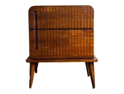 Mesa de Cabeceira EMMA'S BEDROOM (L59.5 x D50.8 x H57.8 cm - Borneo Teak)