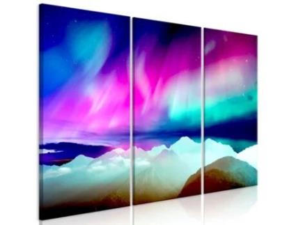 Quadro ARTGEIST Wonderful Aurora (3 Parts) (120x80)