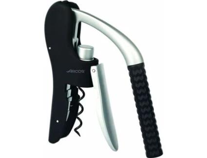 Saca-Rolhas Arcos Prateado Preto Abs Zinco