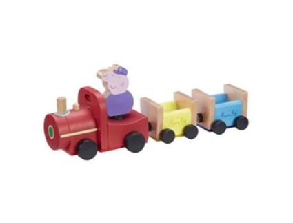 Trem de Madeira de Porco Peppa (Idade Mínima Recomendada: 2 anos)