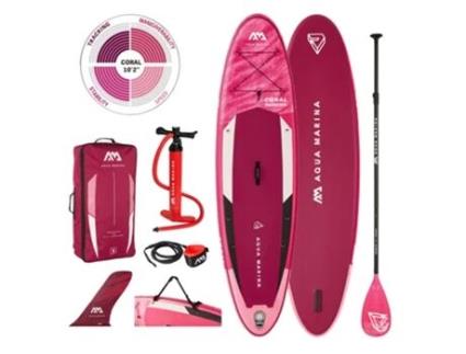 Prancha de Stand Up Paddle AQUA MARINA All-Around Advanced Coral 2022 (Rosa)
