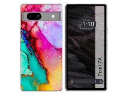 Capa de Silicone para Google Pixel 7A 5G Mármore 15 TUMUNDOSMARTPHONE