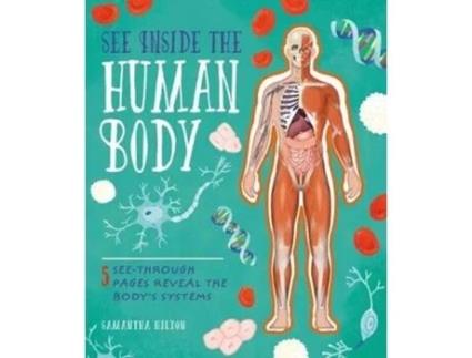 Livro see inside the human body de samantha hilton (inglês)