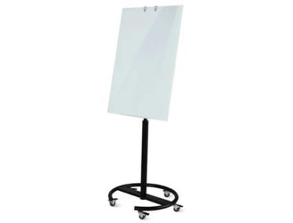 Flipchart Móvel de Vidro 60X90 cm Magnético
