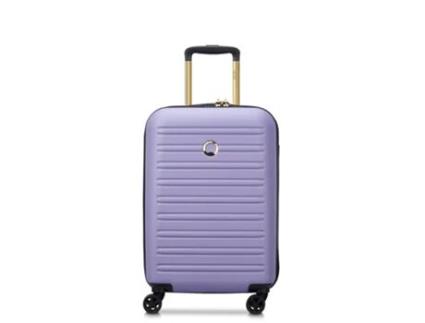Mala de cabine DELSEY 4 rodas duplas Segur Unissexo (55 cm - Roxo)