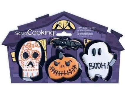 Cortador de Biscoitos SCRAPCOOKING Halloween (Poliestireno - 4 Un)