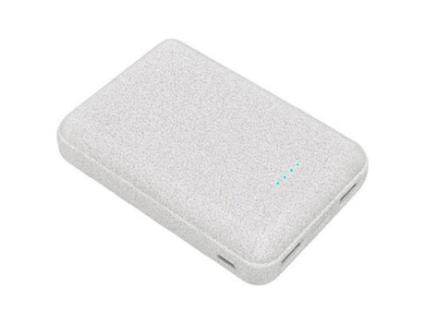 Akashi Batería Externa Paja de Trigo Reciclada Eco / Power Bank 10.000Mah