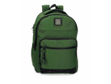 Mochila Escolar ADEPT (Poliéster - Verde)