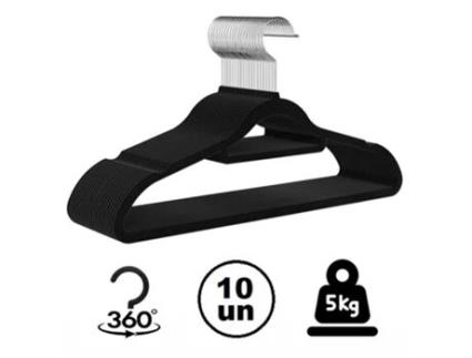 Pack de 10 Cabides GLOBALMIX (Aço)