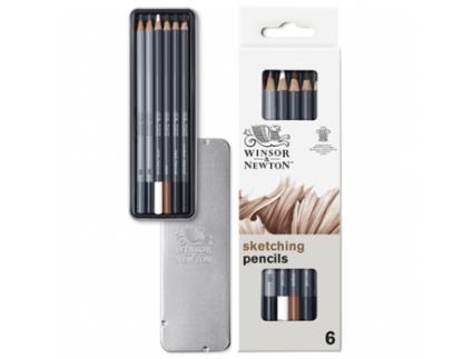 Conjunto de 6 Lápis Esboço Winsor & Newton