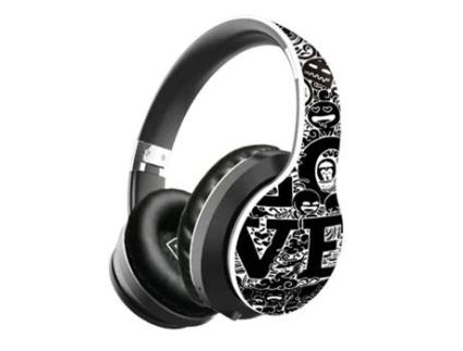 Auscultadores Bluetooth TRUMSEN-AG B1 Over Ear Cinza