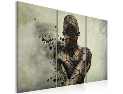 Quadro ARTGEIST The man of stone - triptych (90x60)