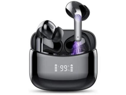 Auriculares Bluetooth True Wireless 35 Horas de Reprodução com Capa de Redução de Ruído Cvc 8.0 Ipx7 E