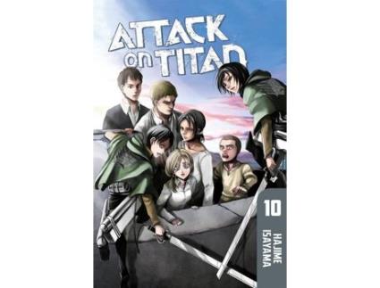 Livro Attack On Titan 10 de Hajime Isayama