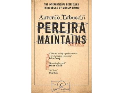 Livro Pereira Maintains de Antonio Tabucchi