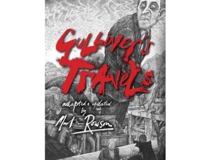 Livro Gullivers Travels de Martin Rowson