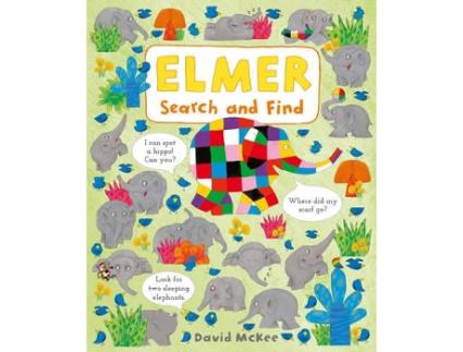 Livro Elmer Search And Find de David Mckee