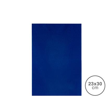 Folha Tecido Felpo Azul 23X30MM