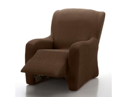 Capa de Poltrona DOMAINET Vega (Castanho - Algodão e poliéster - 60-80 cm)