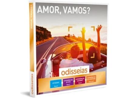 Pack Presente Odisseias - Amor, vamos | Experiência de Spa, Gourmet ou Aventura para 1 ou 2 pessoas