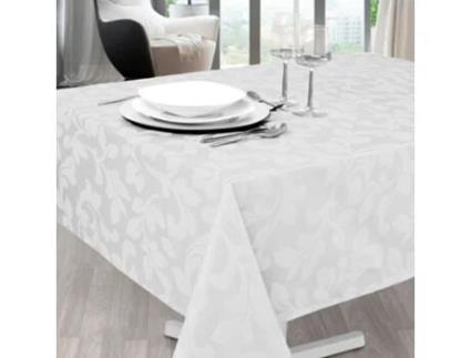 Toalha Jacquard Floral Branco ONÍRICA 150 x 200 cm