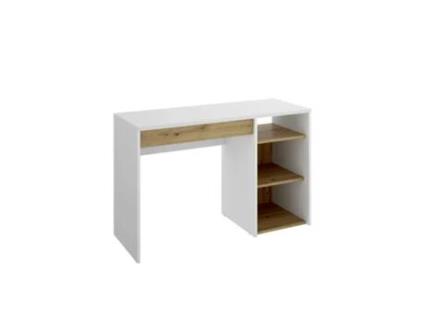 Secretária DEKIT com 1 Gaveta Branco e Nordic 74X110X50 cm Sim