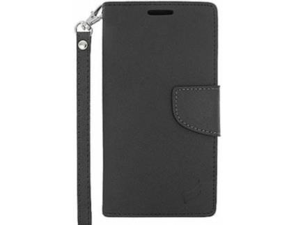 Capa Huawei P8 FANCY Flip Preto