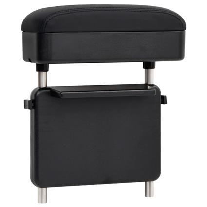 vidaXL Apoio de braço para carro universal 23x8x (30-38) cm ABS preto