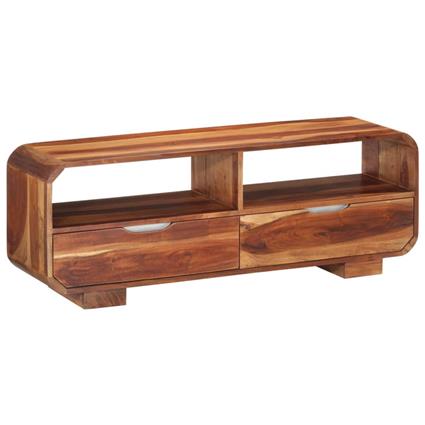 vidaXL Móvel de TV 110x30x40 cm madeira de acácia maciça