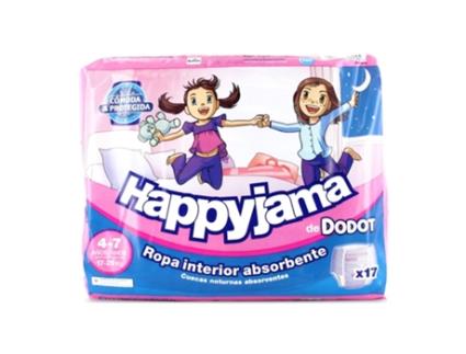 fraldas Happyjama T7 Menina 17-29Kg 17Unds