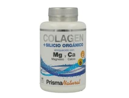 Comprimidos fazer colágeno marinho natural orgânico silício prisma 180