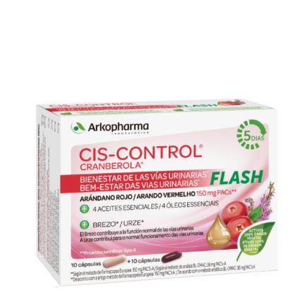 Cranberola Cis control Flash 20 cápsulas