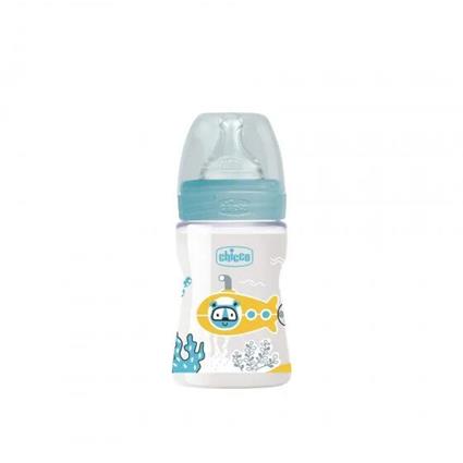Garrafa fisiológica  0m silicone azul 150ml