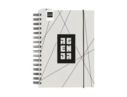 Agenda FINOCAM Mini Institute Line 2022-2023 Branco Escolar Quarto 17,3 X 22 X 2,5 Cm