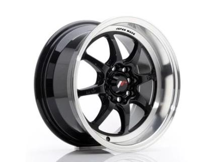 Jante para Carros Japan Racing Tfii 15''X7,5 Et 10 4X100 4X114,3 Cb 73,1 Preto