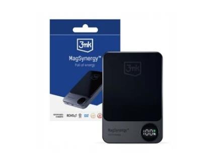 Powerbank 3Mk Magsynergy 10000Mah Com Magsafe Preto 3MK