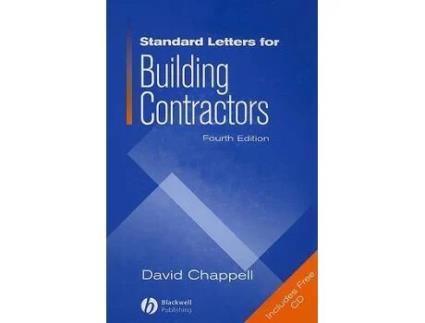 Livro standard letters for building contractors 4e de d chappell (inglês)