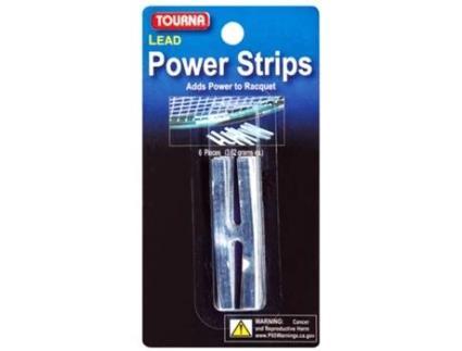 Blister de 6 autocolantes de chumbo TOURNA GRIP Power Strips