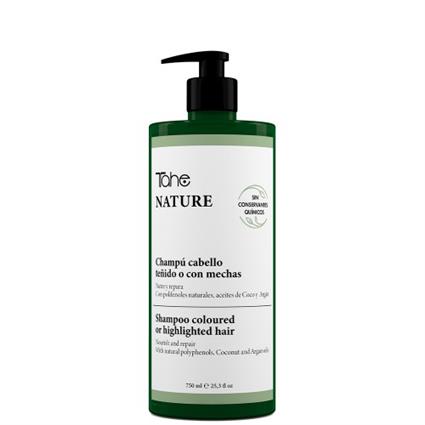 Tahe Nature Shampoo para Cabelo Pintado ou com Madeixas Sem Sulfatos 750ml