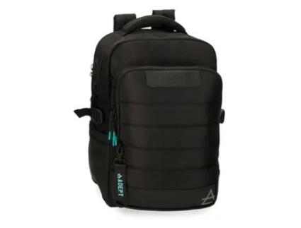 Mochila Escolar ADEPT (40 cm - Poliéster - Preto)