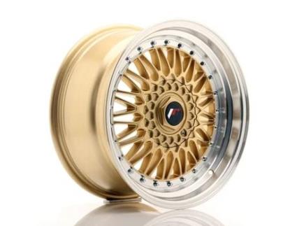 Jante para Carros Japan Racing Jr9 17X8,5 Et 20 4X100 4X108 Cb 74,1 Gold