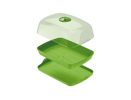 Mesa de jardim com cúpula 39 cm antracite VAM