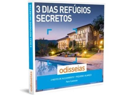 Pack Presente Odisseias - 3 Dias Refúgios Secretos | Experiência de alojamento para 2 Pessoas