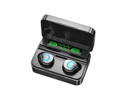 Auriculares Bluetooth True Wireless KARMADALE M36-3 PretoSem Fio TWS Novo Produto F9 Rosto Sorridente Binaural 5.1 Redução de Ruído