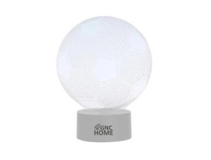 Bola de Futebol Luz Noturna 3D com Controle Remoto GNCHOME Lâmpada Infantil