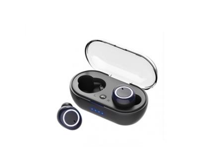 Auriculares Bluetooth True Wireless Ecelen R50In Ear Microfone Noise Cancelling Preto e Branco