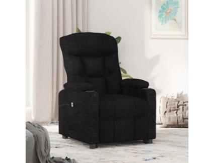 Poltrona VIDAXL (Preto - Tecido - 73 x 94 x 101.5 cm)