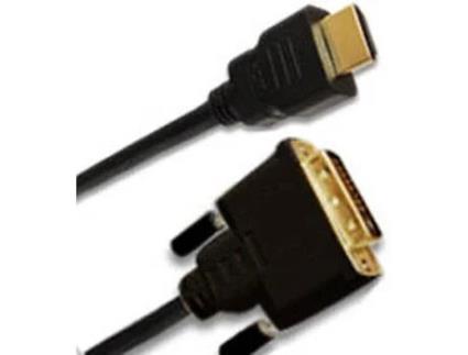 Cabo HDMI JOU JYE COMPUTER (HDMI - DVI - Preto)